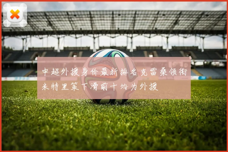 中超外援身价最新排名克雷桑领衔米特里策下滑前十均为外援